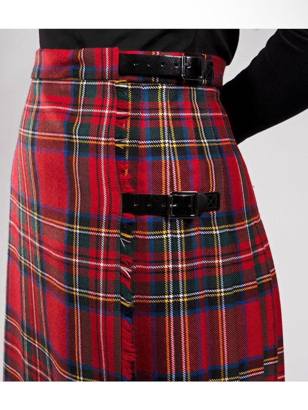 Vintage Strathmore Tartan Wool Kilt Skirt